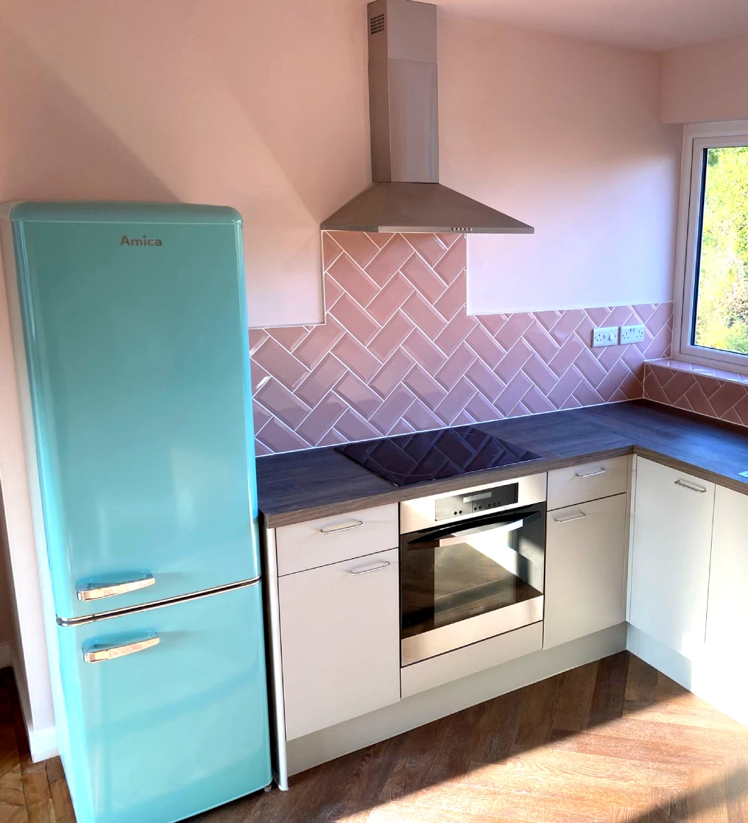 Residential refurbishment of a kitchen